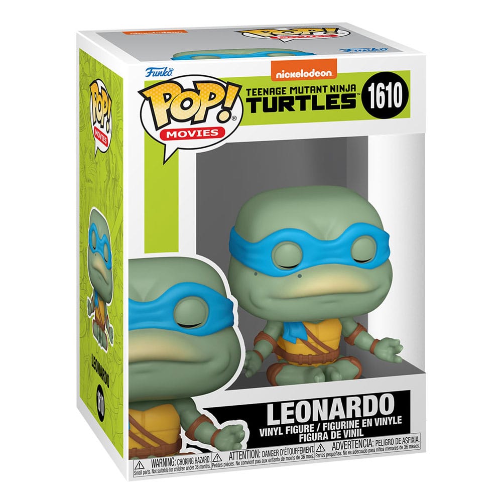 Teenage Mutant Ninja Turtles Pop! Filmer Vinylfigur Leonardo (mediterar) 9 cm