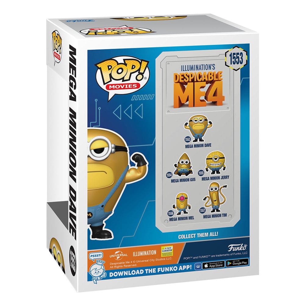 Pop! Filmer: Despicable Me 4 - Mega Minion Dave