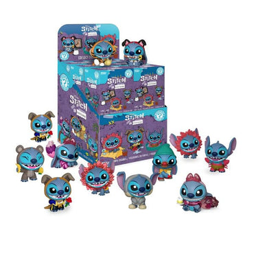 Disney Mystery Mini Figures 5 cm Stitch in Costume Display (12)