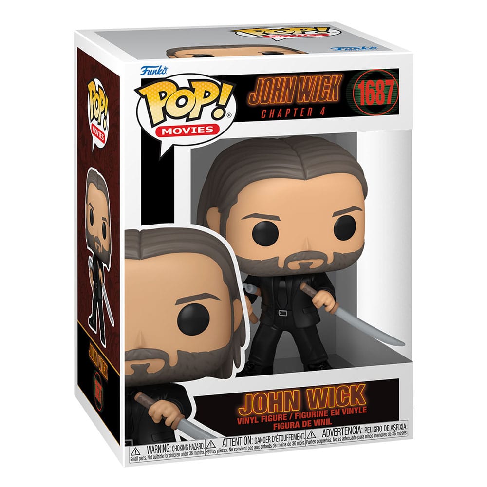 John Wick 4 Pop! Filmer vinylfigur John Wick 9 cm