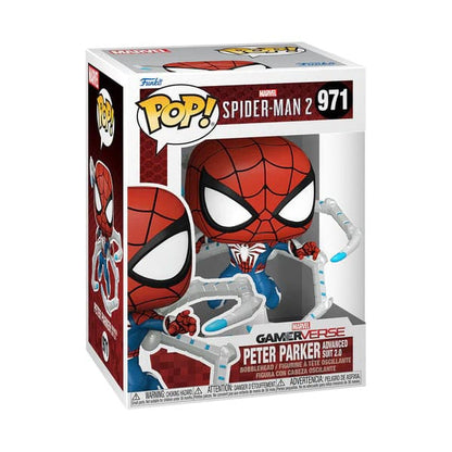 Spider-Man 2 POP! Games Vinyl Figure Peter Parker Suit 9 cm