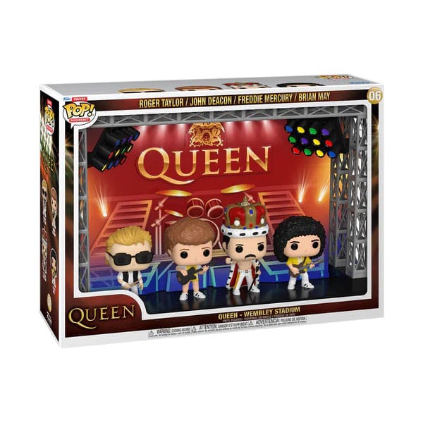 Queen Pop Moments Deluxe Vinyl Figures 4-Pack Wembley Stadium