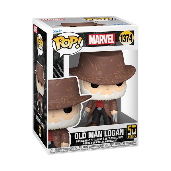 Marvel Pop! Marvel Vinyl Figure Wolverine 50th - Ultimate Old Man Logan 9 cm