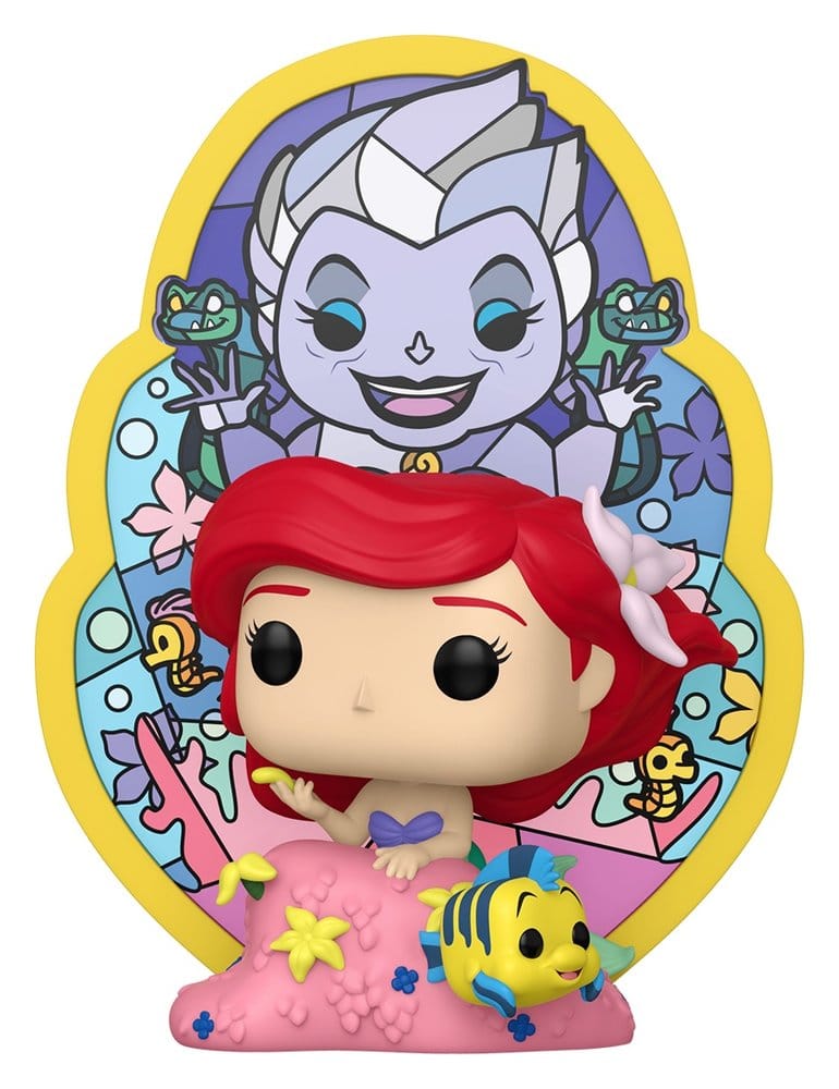 Disney POP! Deluxe Vinyl Figur Ariel(Glas) 9 cm