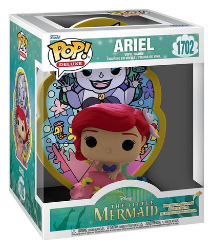 Disney POP! Deluxe Vinyl Figur Ariel(Glas) 9 cm
