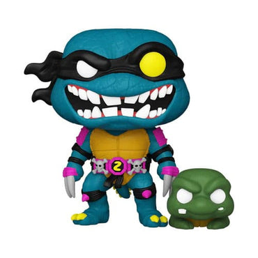 Tartarughe Ninja Mutant Teenage Pop & Buddy! Film Figura in vinile Slash e pre-mutata, barta di tartaruga 9 cm