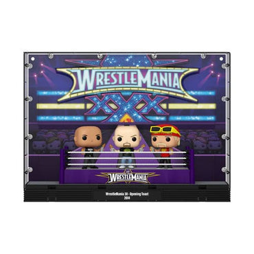 WWE POP Moments Deluxe Vinyl Figures 3-Pack Wrestlemania 30 Opening Toast