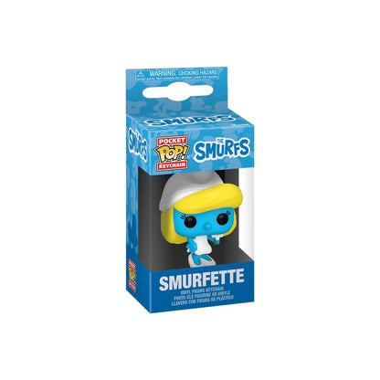 ¡Los pitufos pop! Pantalla de Smurfette de 4 cm de llaves de vinilo (12)