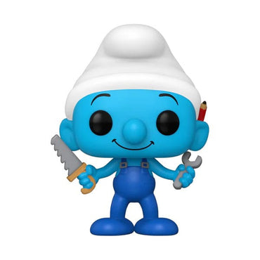 ¡Los pitufos pop! TV Figura de vinilo Handy Smurf 9 cm