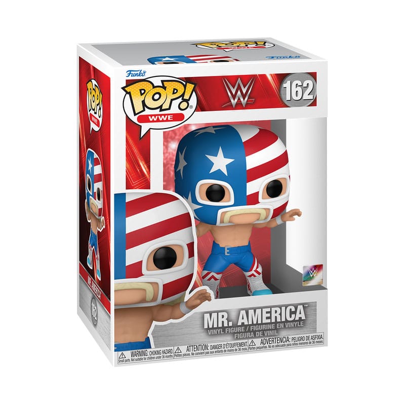 WWE Pop! Figura de vinilo Sr. América 9 cm