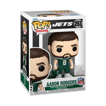 NFL: Legends Pop! Jets de figure de vinyle sportif - Aaron Rodgers 9 cm