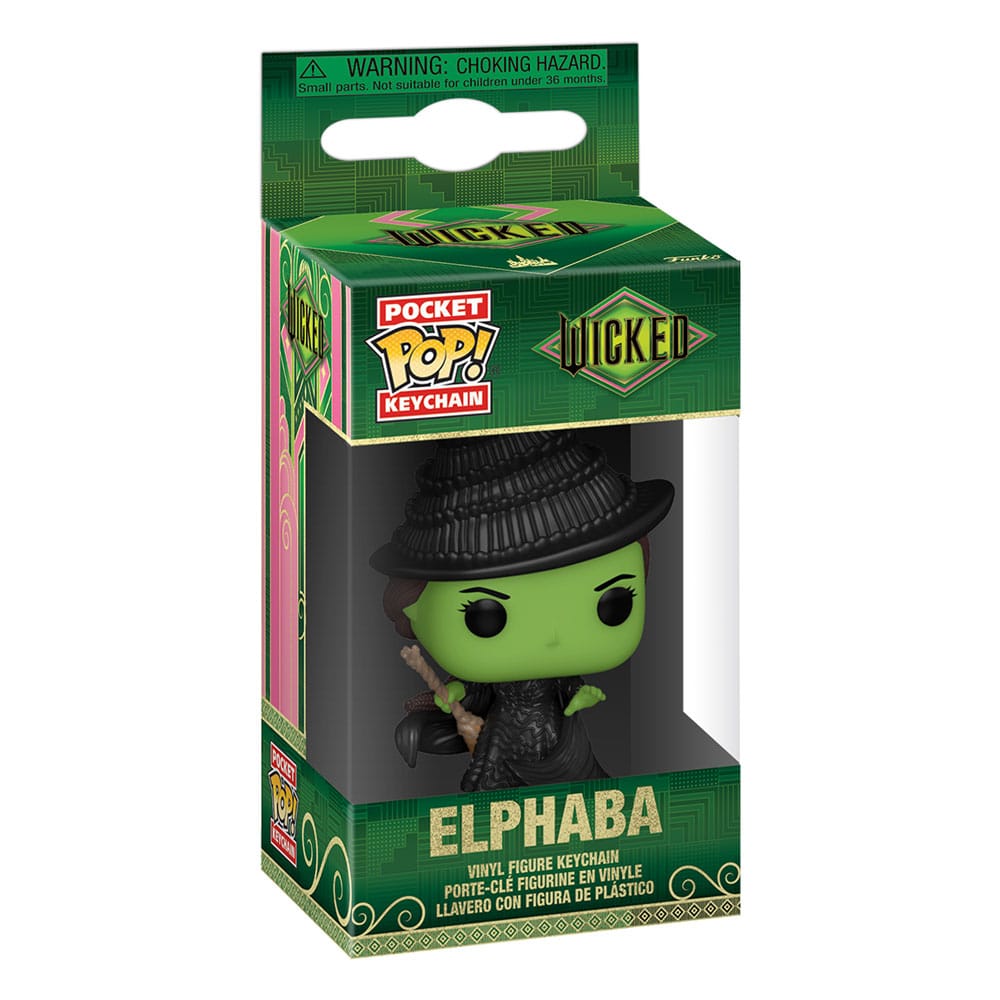 Pop méchante! Keychains en vinyle 4 cm Affichage Elphaba (12)