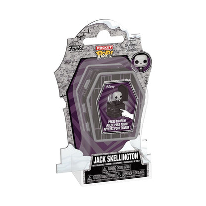 Noćna mora prije božićnog džepa lijesa! Vinil figura Jack Skellington 6 cm
