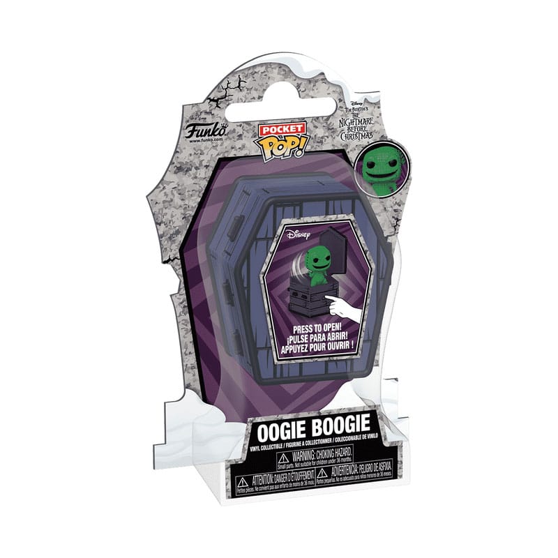 Noel tabut cebi pop öncesi kabus! Vinil figürü oogie boogie 6 cm