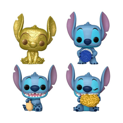 Stitch Holiday 2024 Pocket Pop! Vinyl Mini Figur 4-Pack Dreidel Box 4 cm