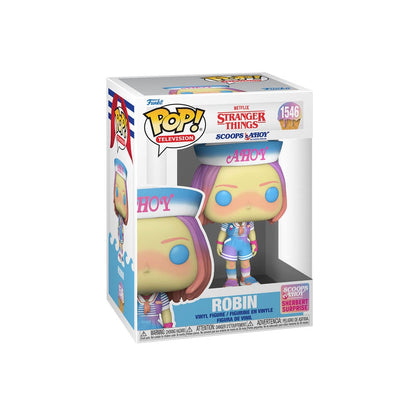 Pop di Stranger Things! TV in vinile Figura Robin (Scoops Ahoy) 9 cm