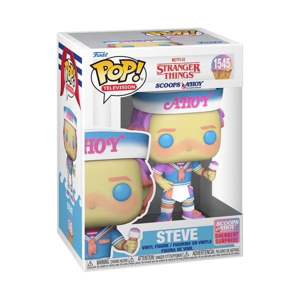 Pop di Stranger Things! Figura in vinile TV Steve (Scoops Ahoy) 9 cm