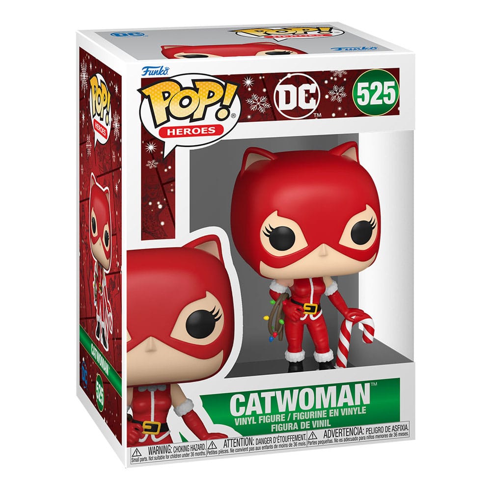 DC Comics Pop! Heroes Vinyl Holiday '24- Catwoman 9 cm