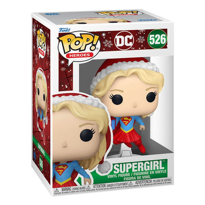 DC Comics Pop! Heroes Vinyl Holiday '24- Supergirl 9 cm