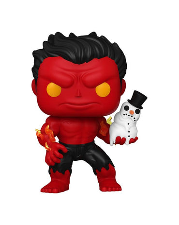 Marvel Pop! Vinyl Abbildung Urlaub Red Hulk 9 cm