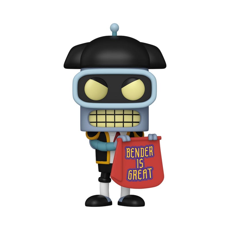 Futurama Pop! Animasyon Vinil Figür Bender (Matador) 9 cm