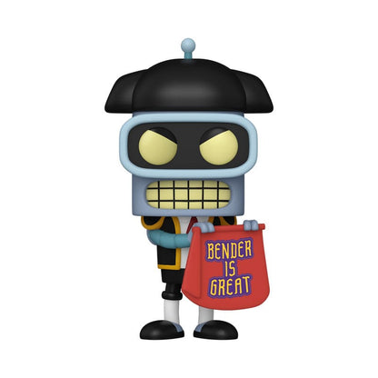 Futurama Pop! Animasyon Vinil Figür Bender (Matador) 9 cm