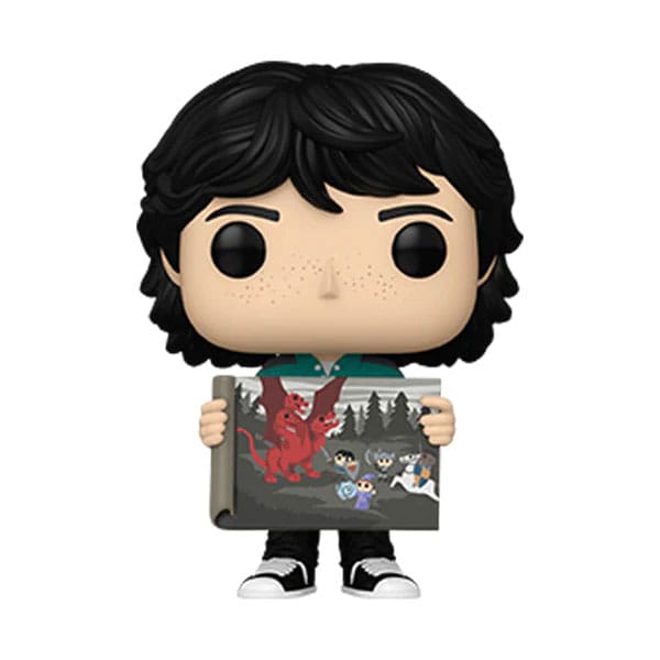 Pop di Stranger Things! Figura in vinile TV Mike con il dipinto di Will 9 cm