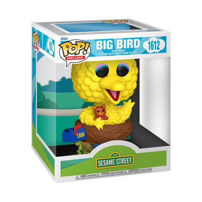 Sesame Street POP! Deluxe Vinyl Figure Big Bird in Nest 17 cm