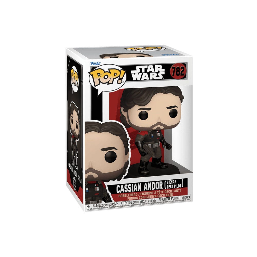 Star Wars: Andor Pop! Figures de vinyle de télévision Cassian Andor (pilote de test Sienar) avec assortiment Chase 9 cm (6)