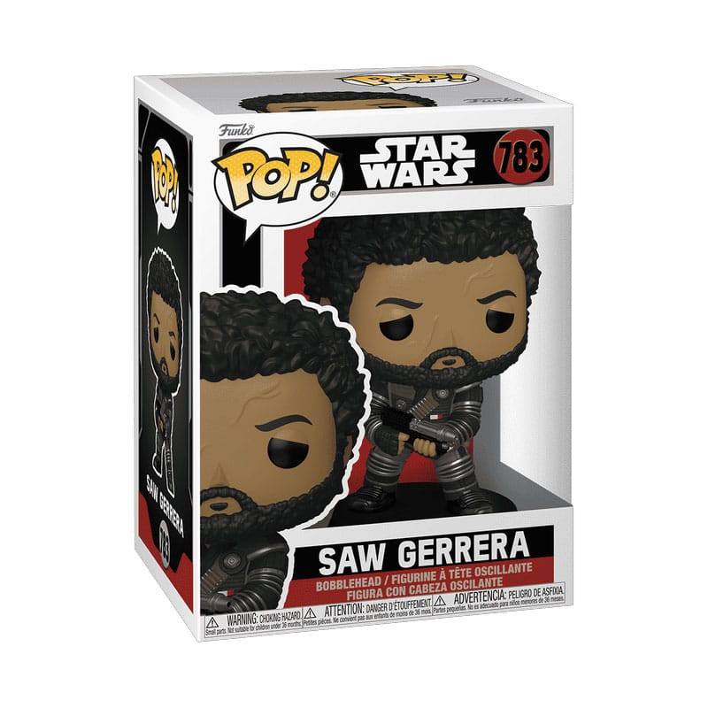 Star Wars: ¡Andor Pop! TV Figura de vinilo Saw Gerrera 9 cm