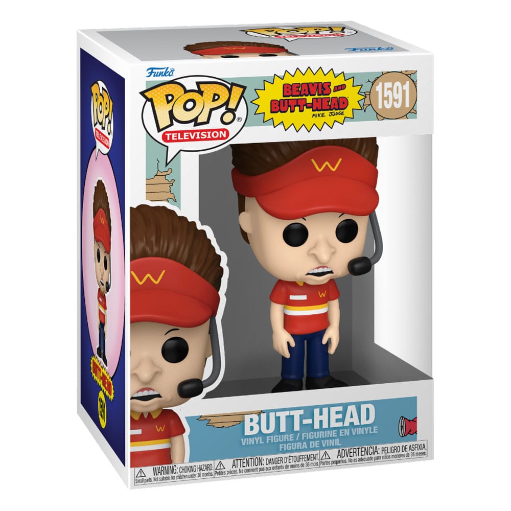 Beavis og Butthead Pop! TV Vinyl Figur Butt-head 9 cm