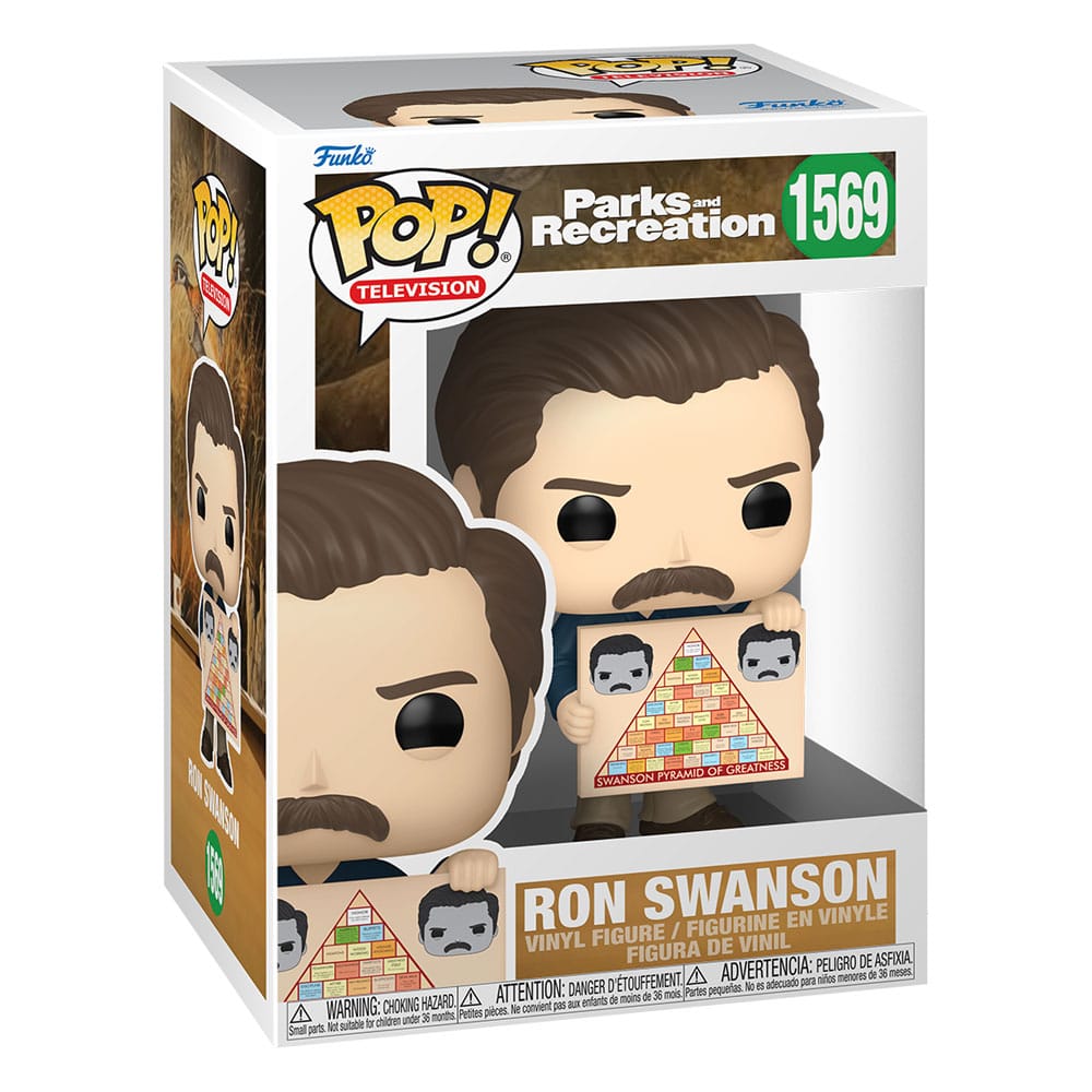 Parks and Recreation 15th Anniversary POP! TV Vinyl Figure Ron 9 cm