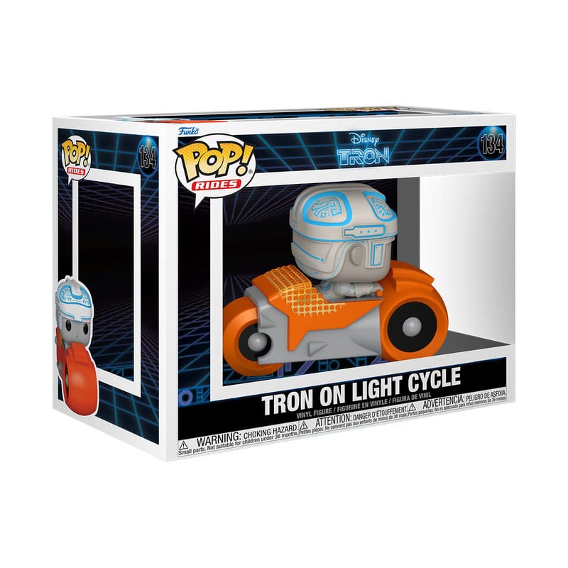 Tron (1982) Pop! Rides de luxe vinyle tron ​​avec cycle 9 cm