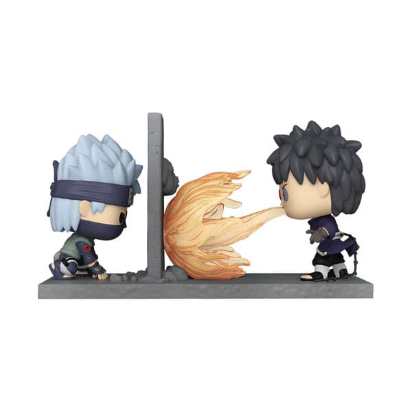 Naruto POP! Moment Vinyl Figures Kakashi Vs Obito 9 cm