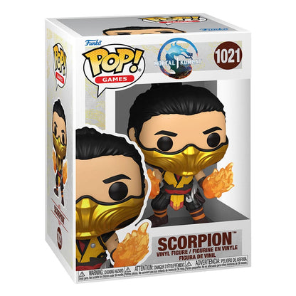Mortal Kombat Pop! Spil vinylfigur Scorpion 9 cm