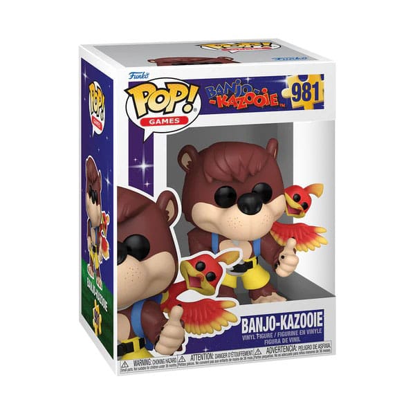 Banjo Kazooie Pop! Spill Vinyl Figur Banjo & Kazooie 9 CM