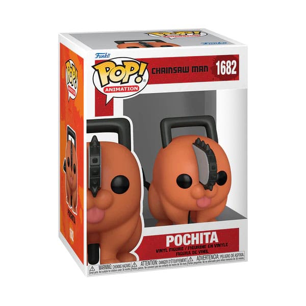 Motorsav mand pop! Animation vinylfigur Pochita 9 cm