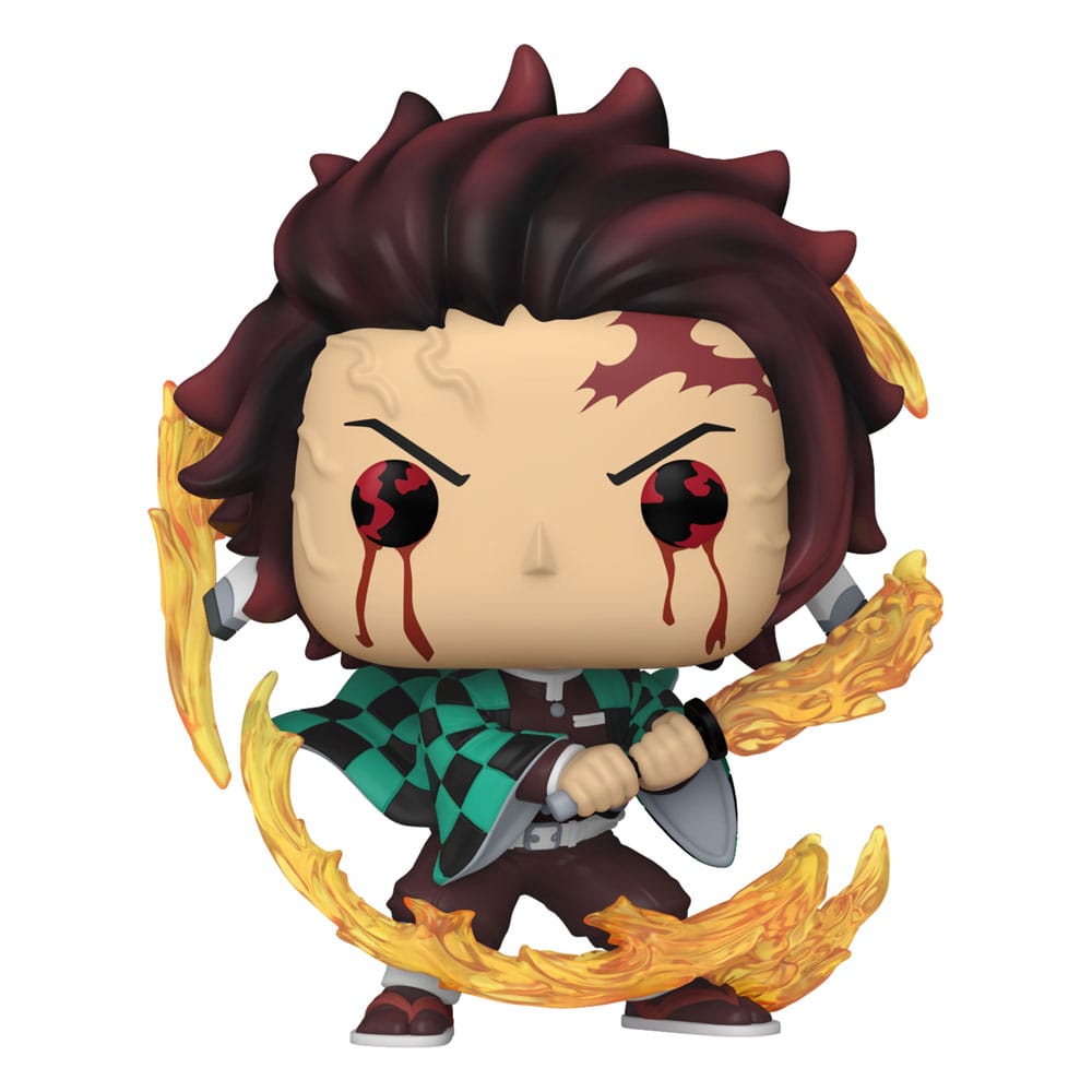 Demon Slayer: Kimetsu No Yaiba Pop! Animasjon Vinylfigurer Tanjiro (solpust) 9 cm