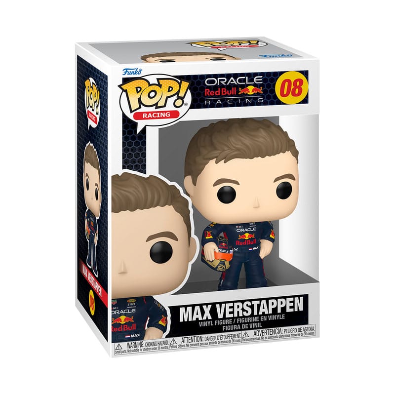 Formular 1 POP! Racing Vinyl Figure Verstappen w/Helm 9 cm