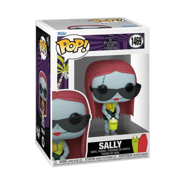 Noel Pop'tan Önce Kabus! Disney Vinil Figür Sally w/bardak (plaj) 9 cm