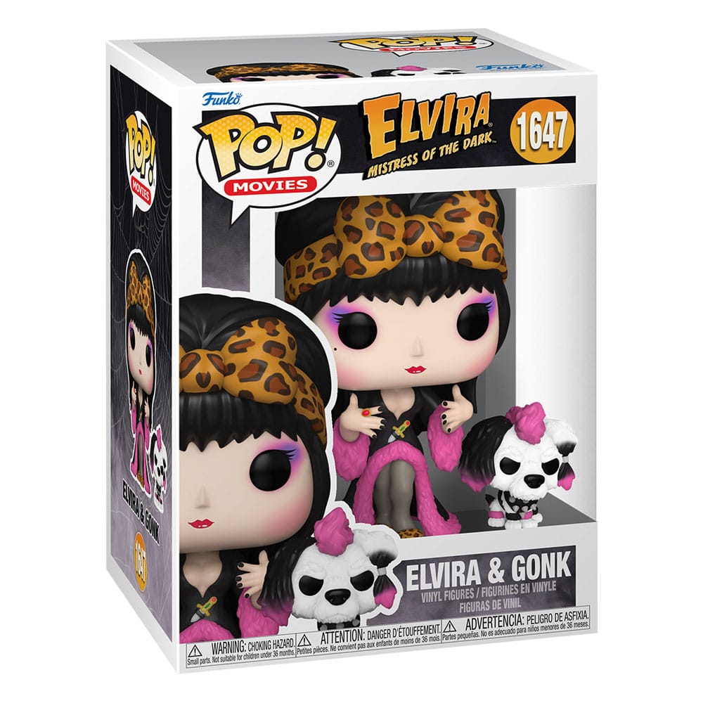 Elvira Pop & Buddy! Annonseikoner Vinylfigur Elvira & Gonk 9 CM