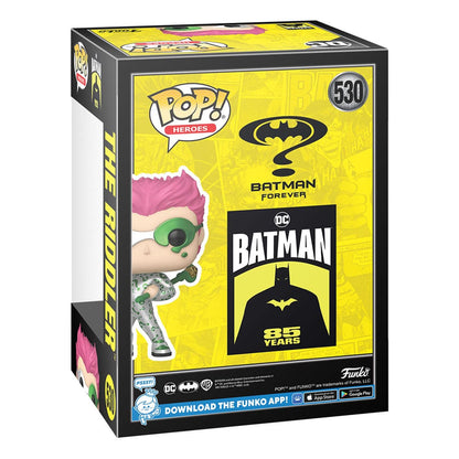 Batman 85e verjaardag pop! Films vinyl figuur de Riddler (MT) 9 cm