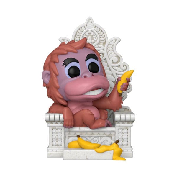 Le livre de la jungle pop! Figure de vinyle de luxe King Louie sur le trône 13 cm