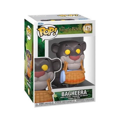 Le livre de la jungle pop! Disney Vinyl Figure Bagheera avec panier 9 cm