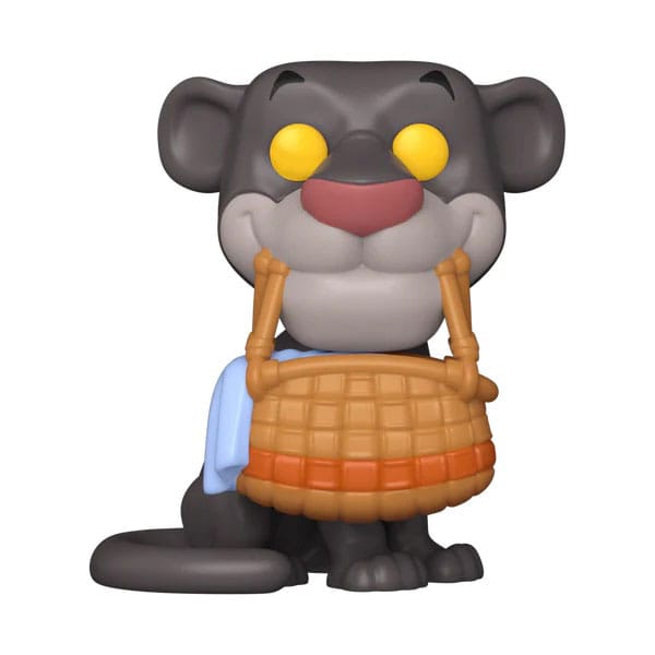 Le livre de la jungle pop! Disney Vinyl Figure Bagheera avec panier 9 cm