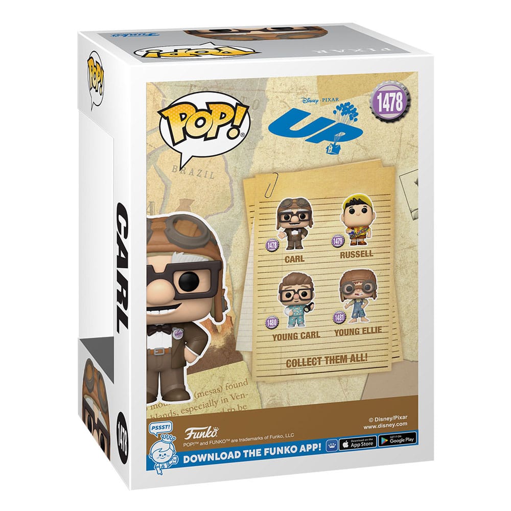 Up! 2 POP! Movies Vinyl Figure Carl 9 cm