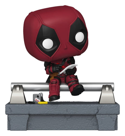 POP'u hayrete düşürün! Deluxe Vinil Şekil Deadpool Köprüde 9 cm