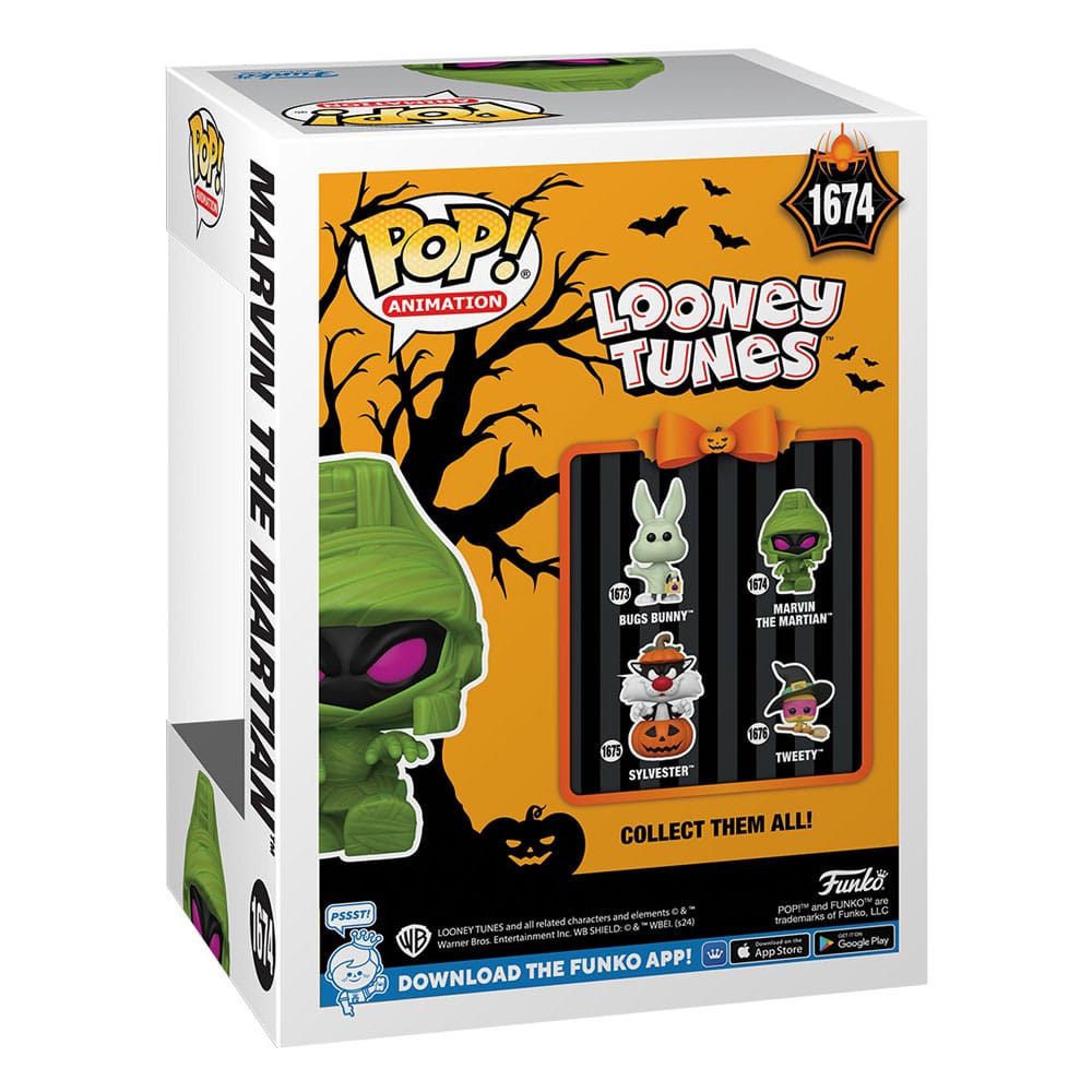 Looney Tunes Pop! TV -vinylfigur Halloween Marvin (mamma) 9 cm