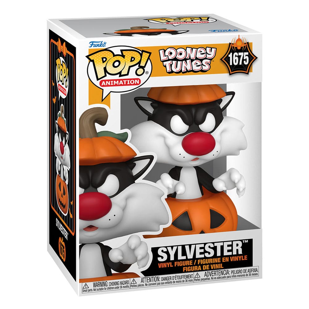 Looney Tunes Pop! TV -vinylfigur Halloween Sylvester m/gresskar 9 cm