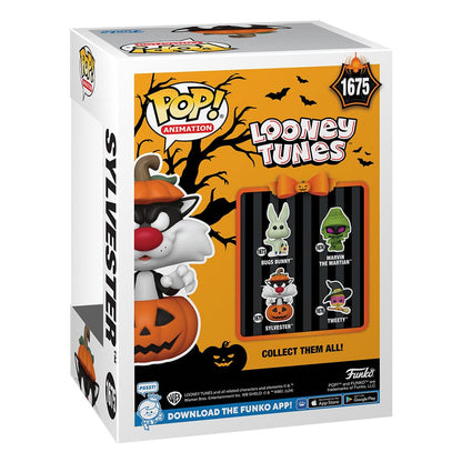 Looney Tunes Pop! TV -vinylfigur Halloween Sylvester m/gresskar 9 cm